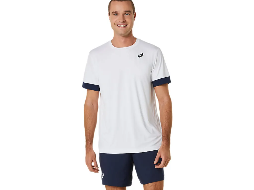 court_ss_top_0-5.webp ASICS Kleding | Tennis>COURT SS TOP Brilliant White/Midnight