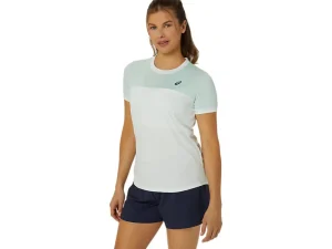 ASICS Kleding | Shirts met korte mouwen>COURT SS TOP Pale Mint/Pale Blue