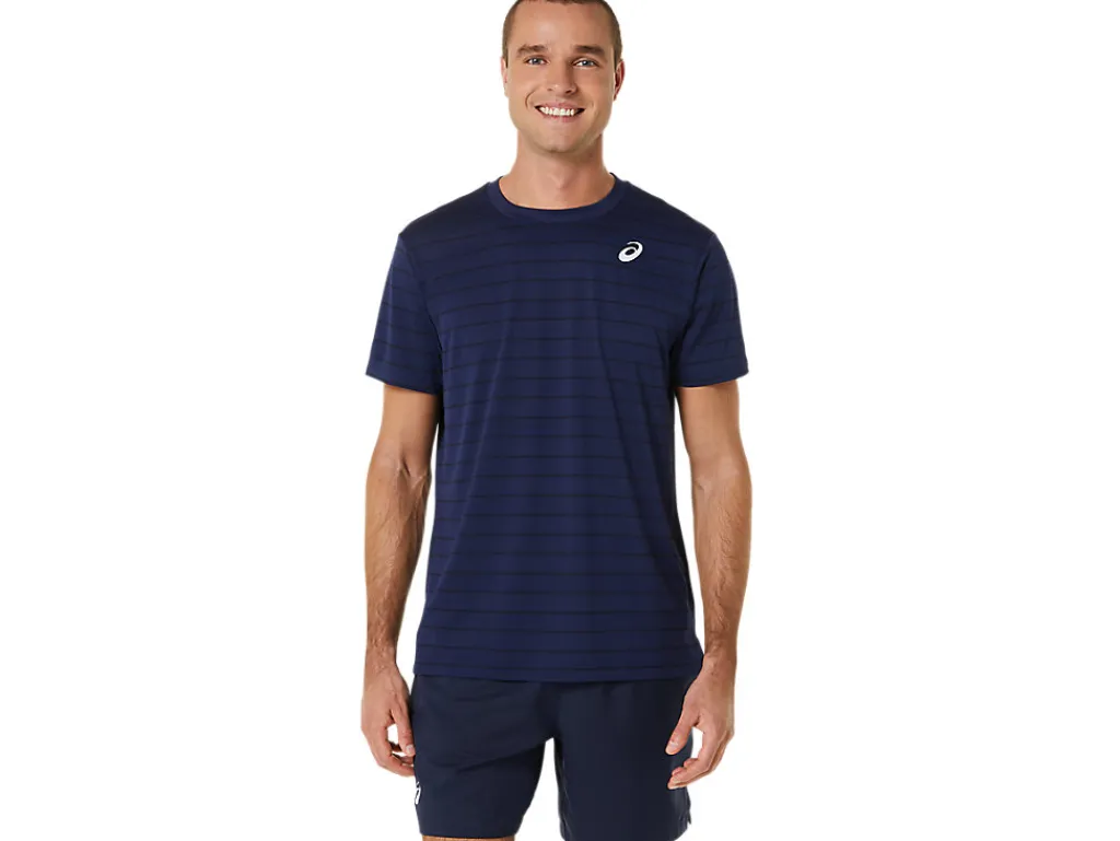 court_stripe_ss_top_0.webp ASICS Kleding | Tennis>COURT STRIPE SS TOP Midnight