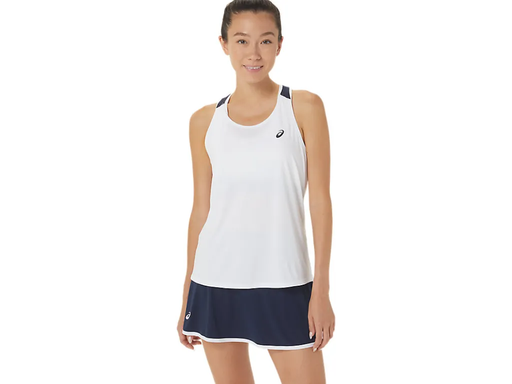 court_tank_0-3.webp ASICS Kleding | Tennis>COURT TANK Brilliant White/Midnight