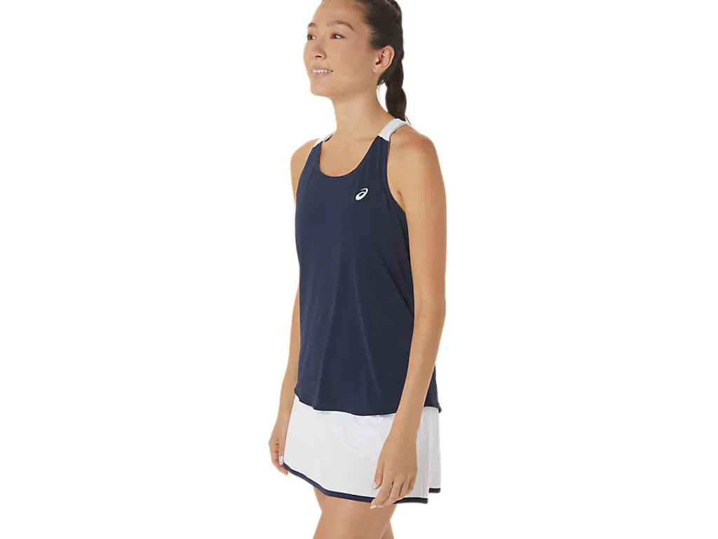 court_tank_2-4.webp ASICS Kleding | Tennis>COURT TANK Midnight/Brilliant White