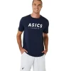 ASICS Kleding | Tennis>COURT TENNIS GRAPHIC TEE Midnight