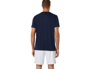 ASICS Kleding | Tennis>COURT TENNIS GRAPHIC TEE Midnight