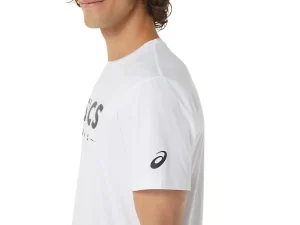 ASICS Kleding | Tennis>COURT TENNIS GRAPHIC TEE Brilliant White