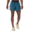 ASICS Kleding | Trail running>FUJITRAIL ALL OVER PRINT 5IN SHORT Magnetic Blue/Performance Black