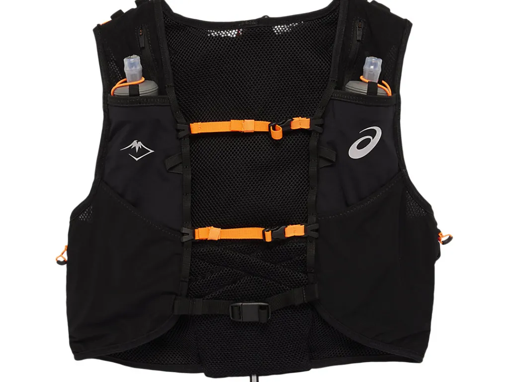 fujitrail_hydration_vest__1.webp ASICS Kleding | Trail running>FUJITRAIL HYDRATION VEST 7L Performance Black/Shocking Orange