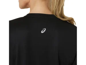 ASICS Kleding | Trail running>FUJITRAIL LOGO LS TOP Performance Black/Blackberry