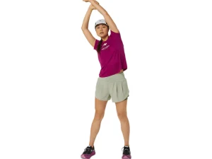 ASICS Kleding | Trail running>FUJITRAIL LOGO SS TOP Blackberry