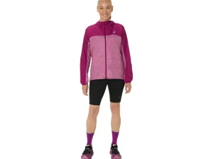 ASICS Kleding | Trail running>FUJITRAIL PACKABLE JACKET Soft Berry/Blackberry