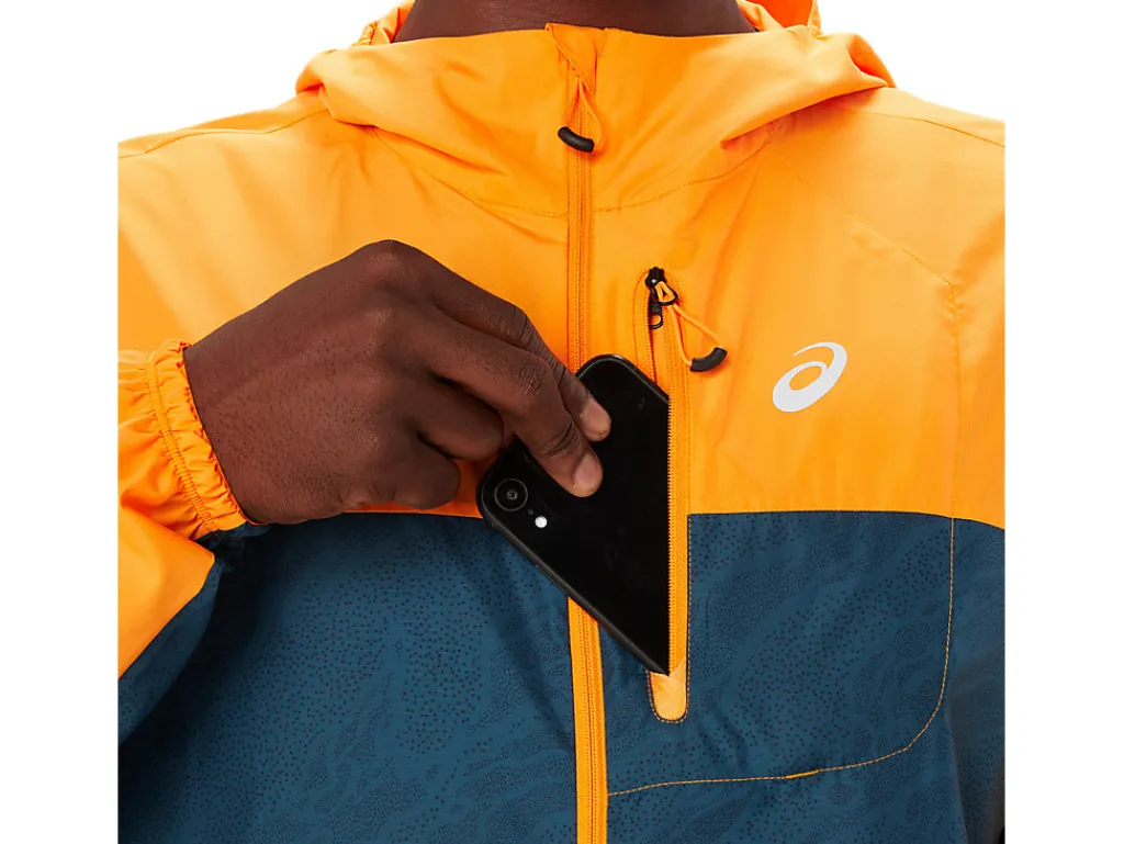 fujitrail_packable_jacket_4.webp ASICS Trail running | Kleding>FUJITRAIL PACKABLE JACKET Fellow Yellow/Magnetic Blue