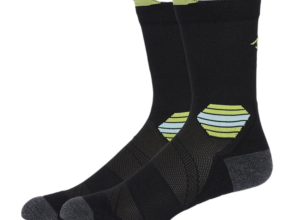 fujitrail_run_sock_1-2.webp ASICS Kleding | Trail running>FUJITRAIL RUN SOCK Performance Black/Illuminate Green