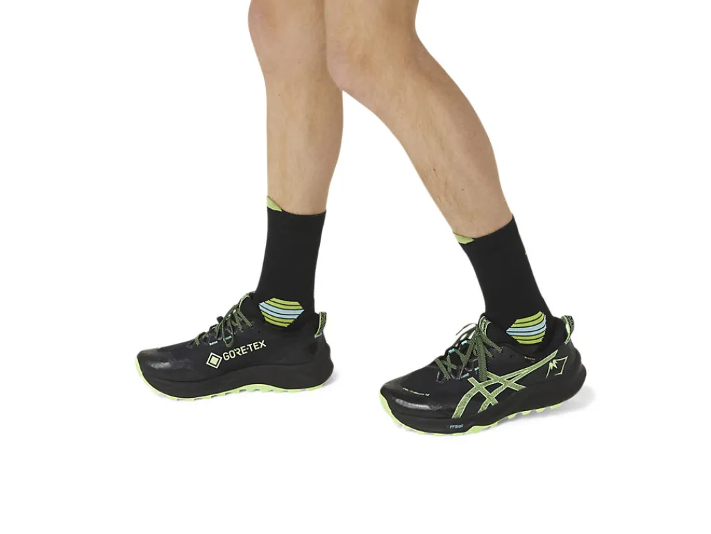 fujitrail_run_sock_5.webp ASICS Kleding | Trail running>FUJITRAIL RUN SOCK Performance Black/Illuminate Green