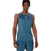 ASICS Kleding | Trail running>FUJITRAIL SINGLET Magnetic Blue