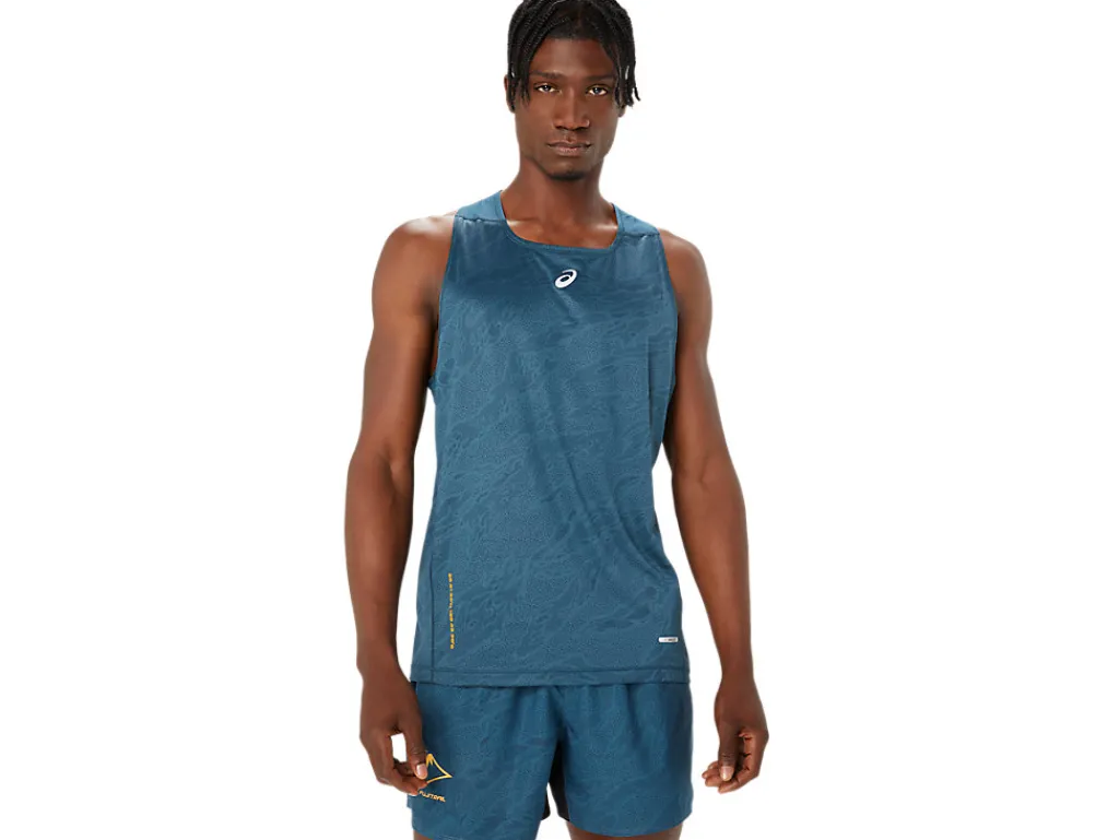 fujitrail_singlet_0.webp ASICS Kleding | Trail running>FUJITRAIL SINGLET Magnetic Blue