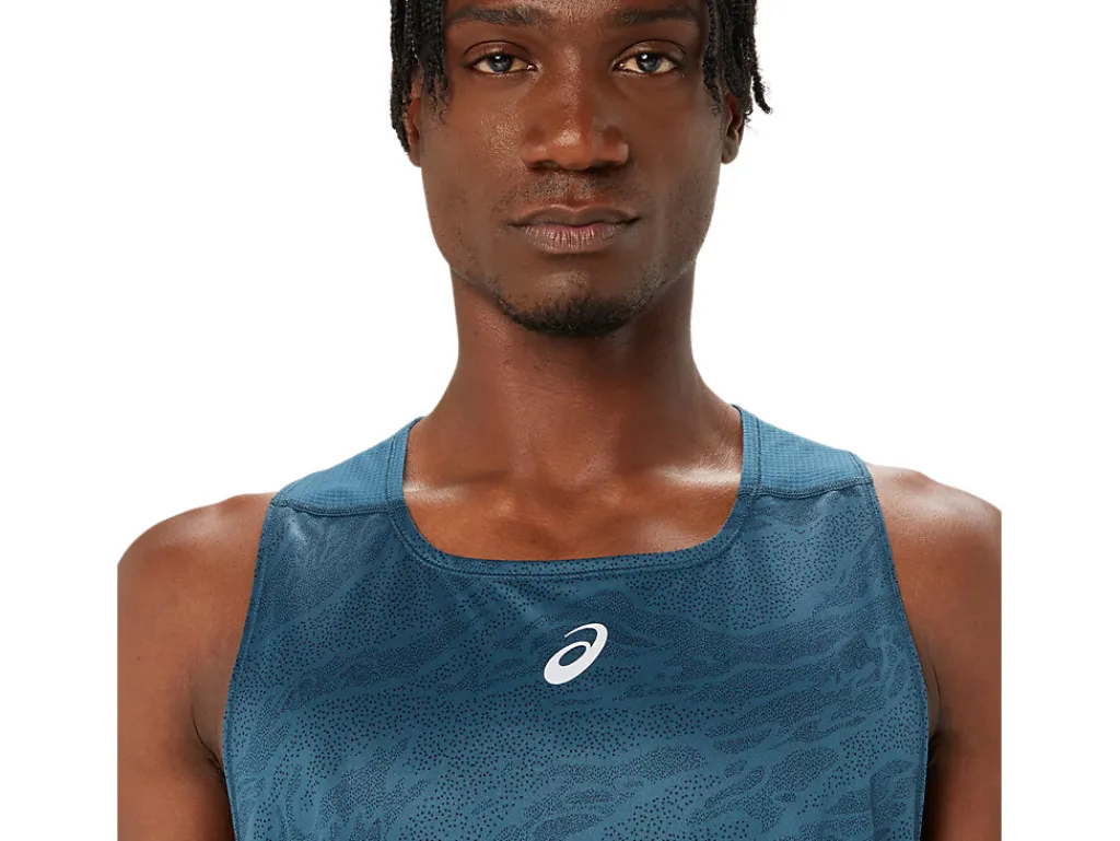 fujitrail_singlet_4.webp ASICS Kleding | Trail running>FUJITRAIL SINGLET Magnetic Blue