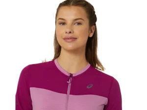ASICS Kleding | Trail running>FUJITRAIL SS TOP Soft Berry/Blackberry