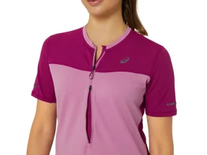 ASICS Kleding | Trail running>FUJITRAIL SS TOP Soft Berry/Blackberry