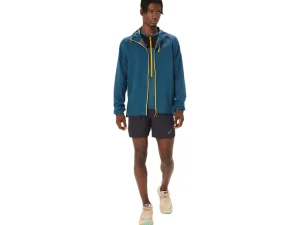 ASICS Kleding | Trail running>FUJITRAIL WATERPROOF JACKET Magnetic Blue