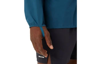 ASICS Kleding | Trail running>FUJITRAIL WATERPROOF JACKET Magnetic Blue