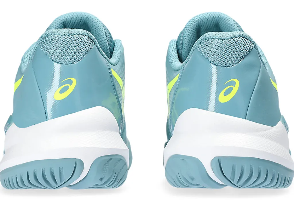 gelchallenger__4-4.webp ASICS Tennisschoenen | Tennis>GEL-CHALLENGER 14 Gris Blue/Safety Yellow