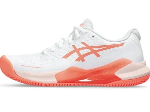 ASICS Tennisschoenen | Tennis>GEL-CHALLENGER 14 CLAY White/Sun Coral