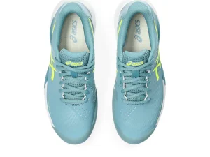 ASICS Tennisschoenen | Tennis>GEL-CHALLENGER 14 INDOOR Gris Blue/Safety Yellow