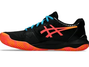 ASICS Padel | Padel>GEL-CHALLENGER 14 PADEL Black/Blazing Coral