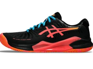 ASICS Padel | Padel>GEL-CHALLENGER 14 PADEL Black/Blazing Coral