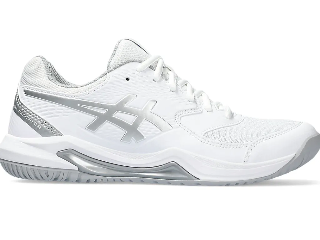 geldedicate__0-4.webp ASICS Tennisschoenen | Tennis>GEL-DEDICATE 8 White/Pure Silver