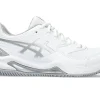 ASICS Tennisschoenen | Tennis>GEL-DEDICATE 8 CLAY White/Pure Silver