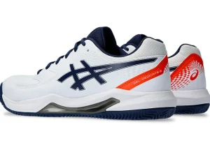 ASICS Tennisschoenen | Tennis>GEL-DEDICATE 8 CLAY White/Blue Expanse
