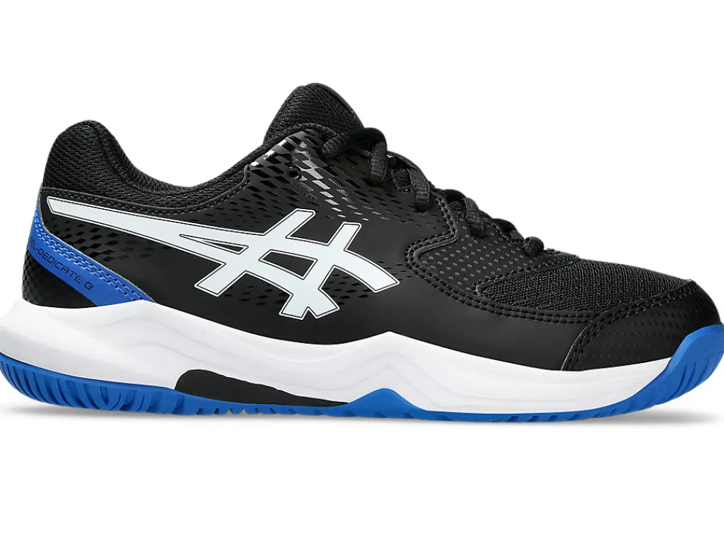geldedicate__gs_0-1.webp ASICS Tennisschoenen | Tennis>GEL-DEDICATE 8 GS Black/Tuna Blue