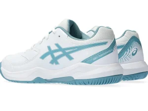 ASICS Tennisschoenen | Tennis>GEL-DEDICATE 8 GS White/Gris Blue