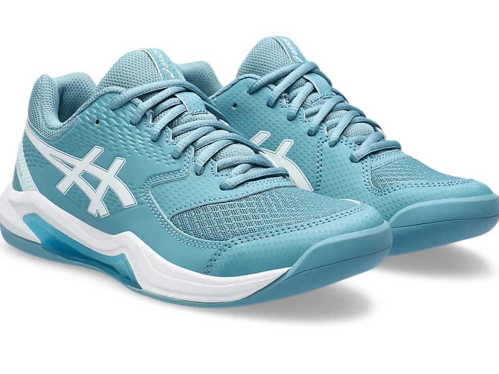 geldedicate__indoor_1.webp ASICS Tennisschoenen | Tennis>GEL-DEDICATE 8 INDOOR Gris Blue/White
