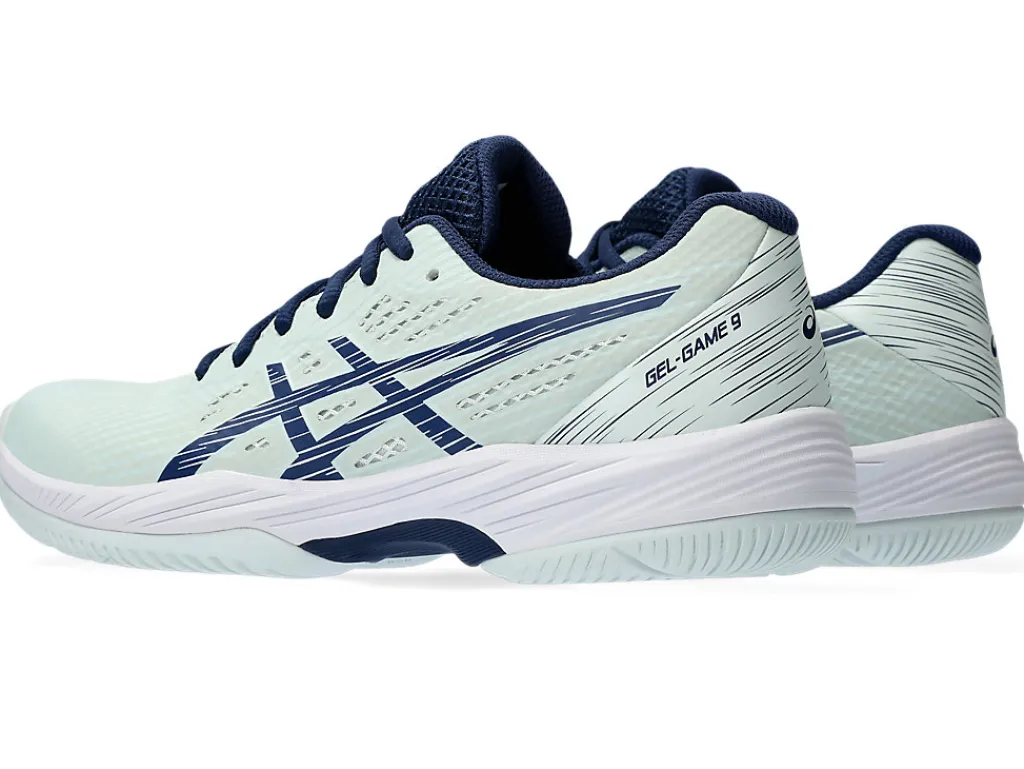 gelgame__2-2.webp ASICS Tennisschoenen | Tennis>GEL-GAME 9 Pale Mint/Blue Expanse