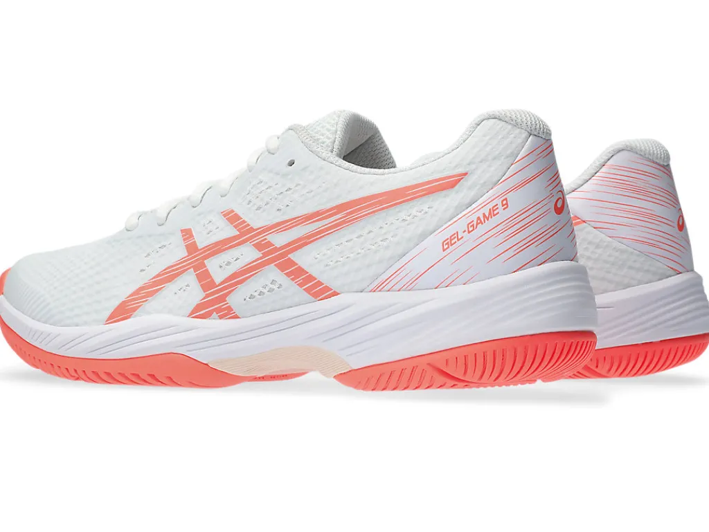 gelgame__2-3.webp ASICS Tennisschoenen | Tennis>GEL-GAME 9 White/Sun Coral