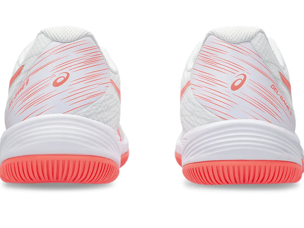 gelgame__4-3.webp ASICS Tennisschoenen | Tennis>GEL-GAME 9 White/Sun Coral