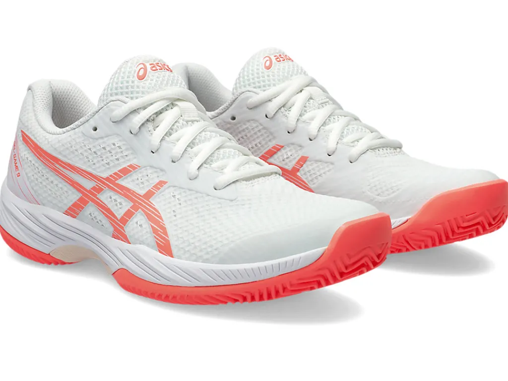 gelgame__clayoc_1-1.webp ASICS Tennisschoenen | Tennis>GEL-GAME 9 CLAY/OC White/Sun Coral