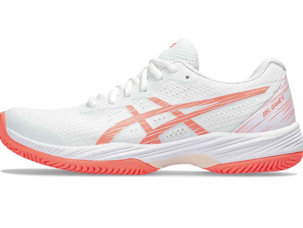 gelgame__clayoc_7-1.webp ASICS Tennisschoenen | Tennis>GEL-GAME 9 CLAY/OC White/Sun Coral