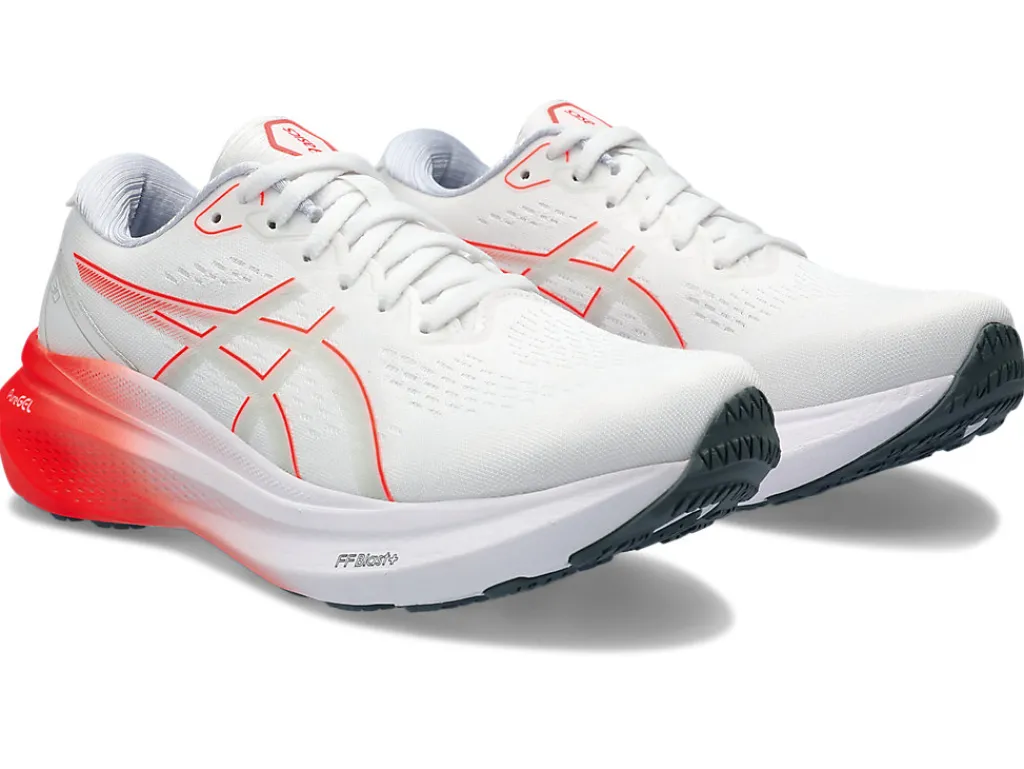 gelkayano__1-13.webp ASICS GEL-KAYANO™ | Hardloopschoenen>GEL-KAYANO 30 White/Sunrise Red