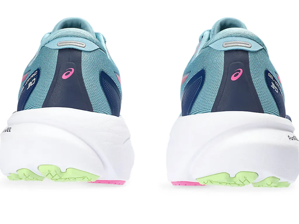 gelkayano__4-6.webp ASICS GEL-KAYANO™ | Hardloopschoenen>GEL-KAYANO 30 Gris Blue/Lime Green