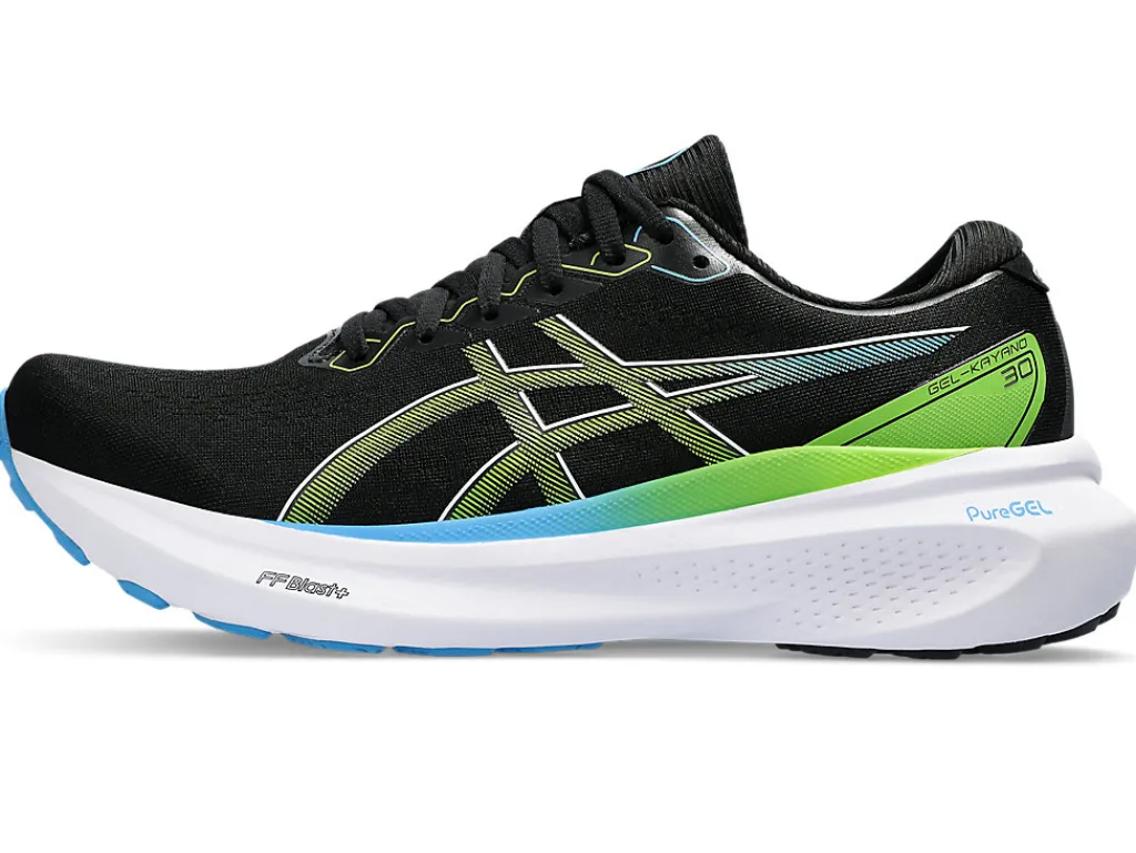 gelkayano__6-27.webp ASICS GEL-KAYANO™ | Hardloopschoenen>GEL-KAYANO 30 Black/Electric Lime