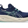 ASICS GEL-NIMBUS™ | Hardloopschoenen>GEL-NIMBUS 26 Blue Expanse/Aurora Green