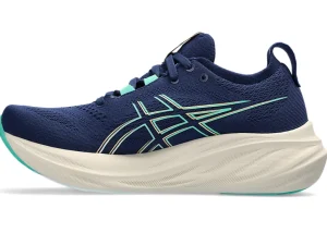 ASICS GEL-NIMBUS™ | Hardloopschoenen>GEL-NIMBUS 26 Blue Expanse/Aurora Green