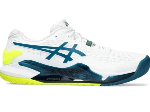ASICS GEL-RESOLUTION™ | Tennisschoenen>GEL-RESOLUTION 9 White/Restful Teal