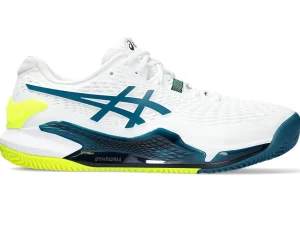 ASICS GEL-RESOLUTION™ | Tennisschoenen>GEL-RESOLUTION 9 CLAY White/Restful Teal