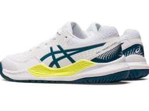 ASICS GEL-RESOLUTION™ | Tennisschoenen>GEL-RESOLUTION 9 GS White/Restful Teal