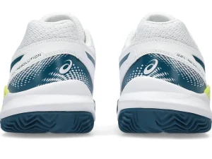 ASICS GEL-RESOLUTION™ | Tennisschoenen>GEL-RESOLUTION 9 GS CLAY White/Restful Teal