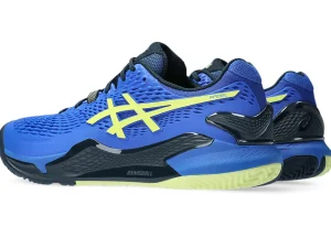 ASICS Padel | Padel>GEL-RESOLUTION 9 PADEL Illusion Blue/Glow Yellow