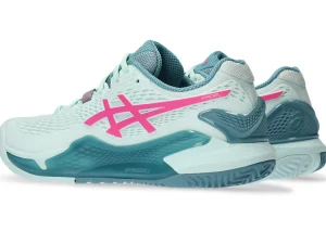 ASICS Padel | Padel>GEL-RESOLUTION 9 PADEL Soothing Sea/Hot Pink